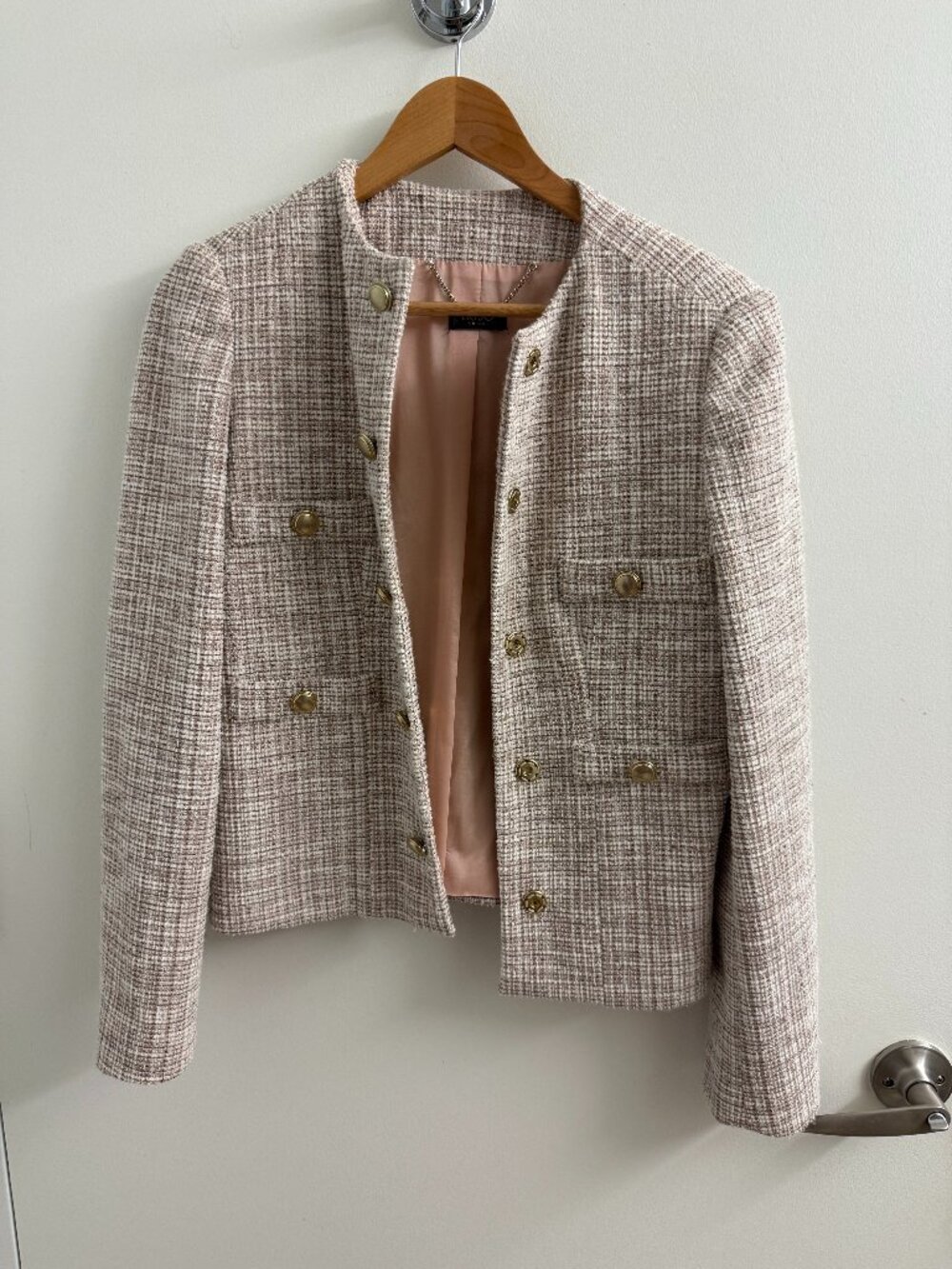 Liu Jo tweed-style buttoned jacket